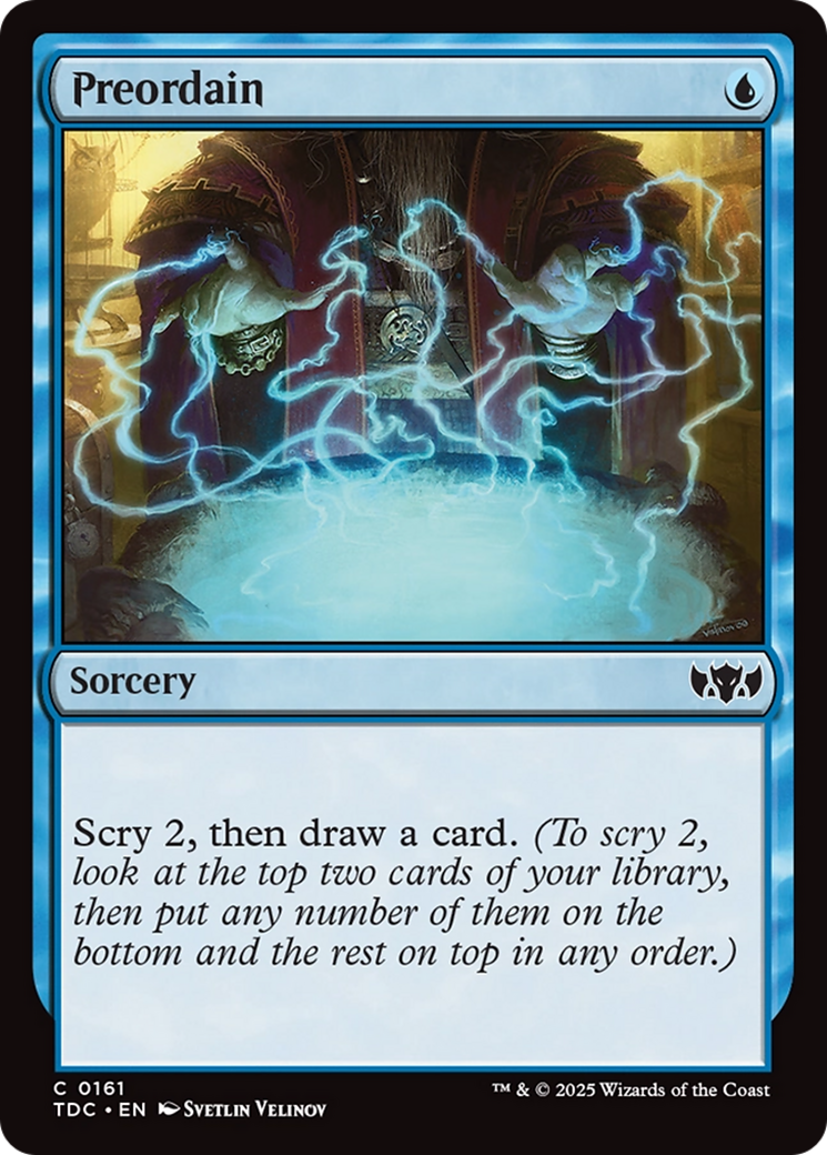 Preordain [Tarkir: Dragonstorm Commander] | Devastation Store