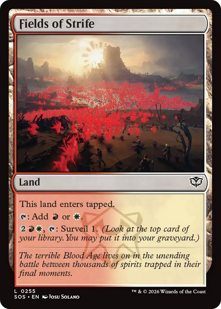 Fields of Strife [Secrets of Strixhaven] | Devastation Store