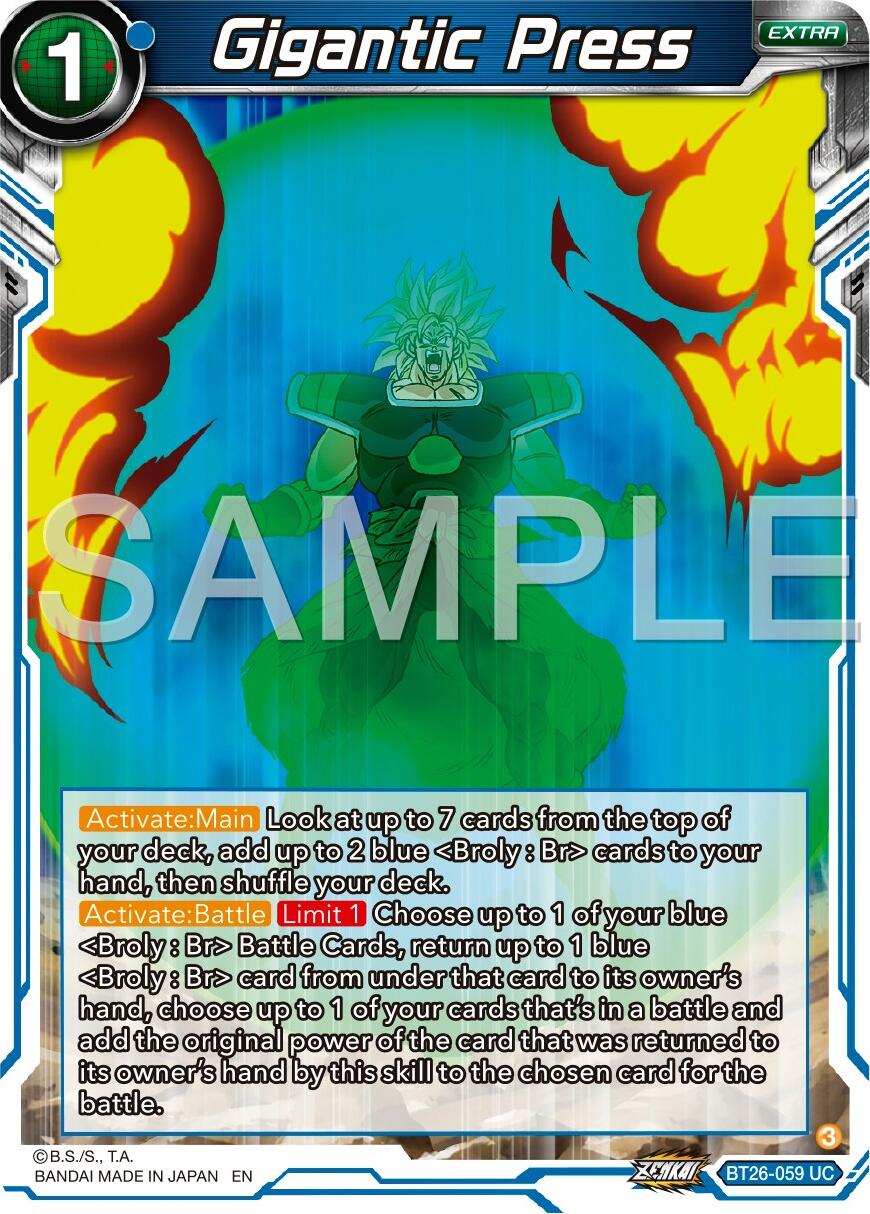 Gigantic Press (BT26-059) [Ultimate Advent] | Devastation Store