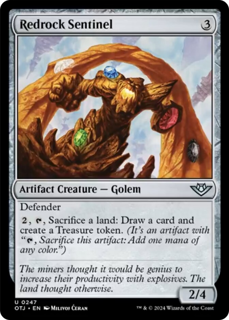 Redrock Sentinel [Outlaws of Thunder Junction] | Devastation Store