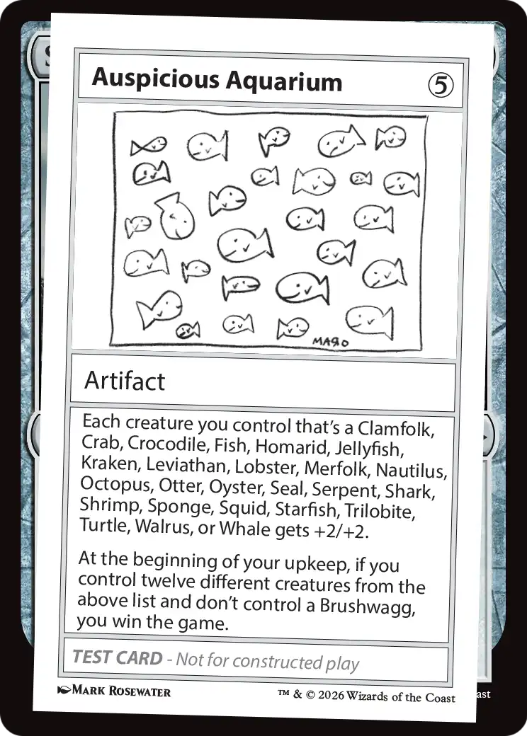 Auspicious Aquarium [Mystery Booster Playtest Cards] | Devastation Store