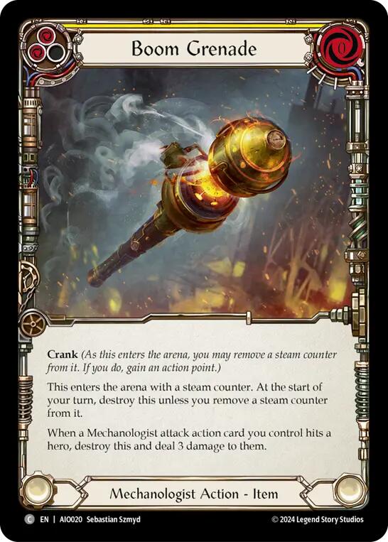 Boom Grenade (Yellow) [AIO020] (Armory Deck: Dash) | Devastation Store