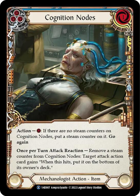 Cognition Nodes (Blue) [1HD007] (History Pack 1 Dash Blitz Deck) | Devastation Store