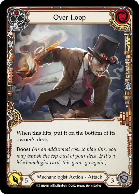 Over Loop (Red) [1HD011] (History Pack 1 Dash Blitz Deck) | Devastation Store