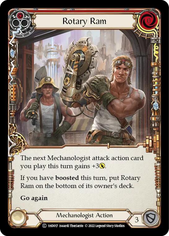 Rotary Ram (Red) [1HD017] (History Pack 1 Dash Blitz Deck) | Devastation Store
