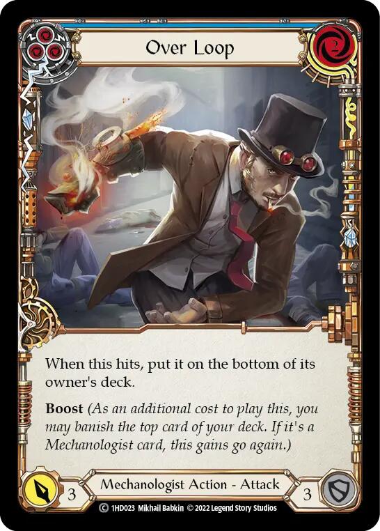 Over Loop (Blue) [1HD023] (History Pack 1 Dash Blitz Deck) | Devastation Store