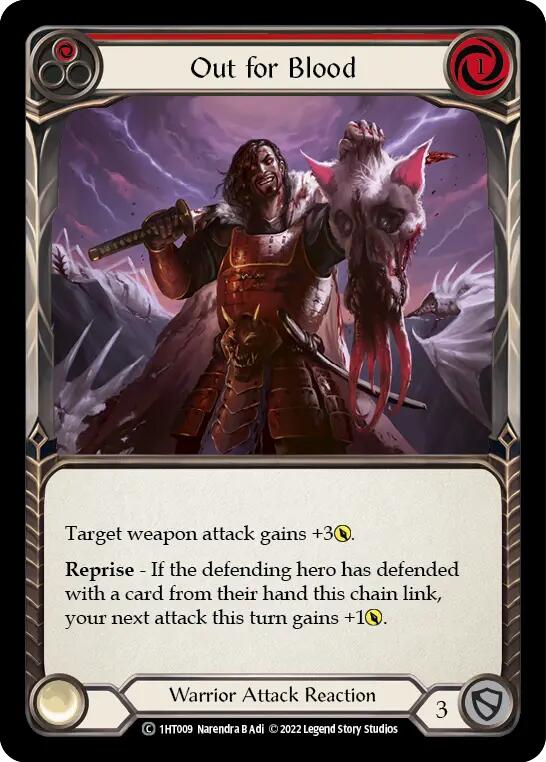 Out for Blood (Red) [1HT009] (History Pack 1 Dorinthea Blitz Deck) | Devastation Store