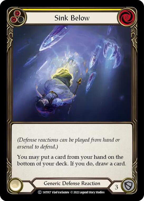 Sink Below (Yellow) [1HT017] (History Pack 1 Dorinthea Blitz Deck) | Devastation Store
