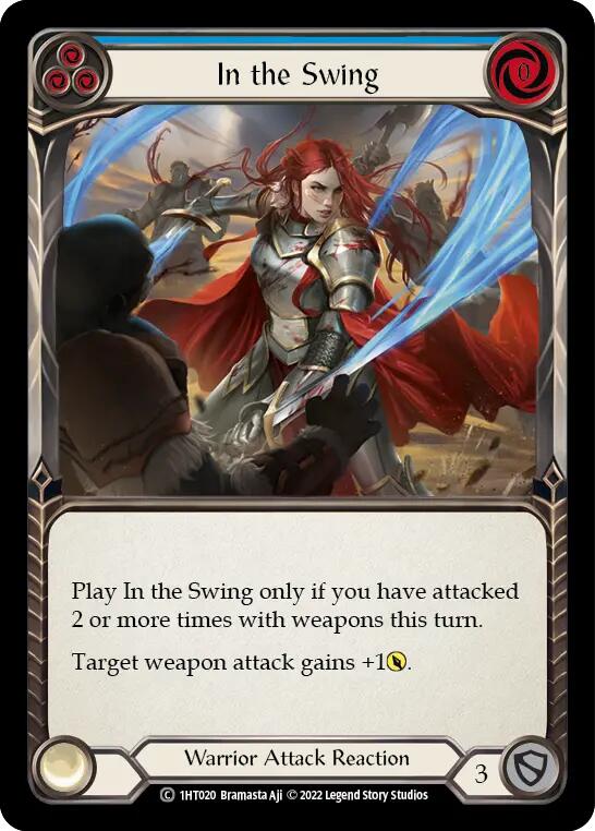 In the Swing (Blue) [1HT020] (History Pack 1 Dorinthea Blitz Deck) | Devastation Store