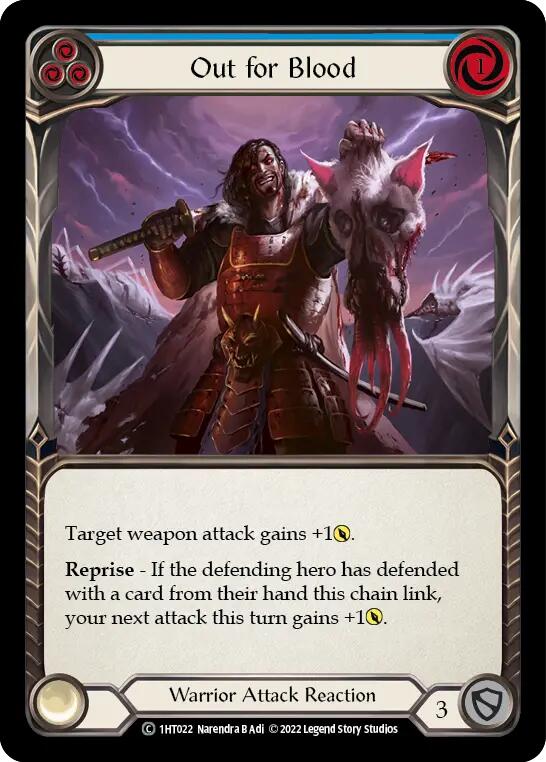 Out for Blood (Blue) [1HT022] (History Pack 1 Dorinthea Blitz Deck) | Devastation Store