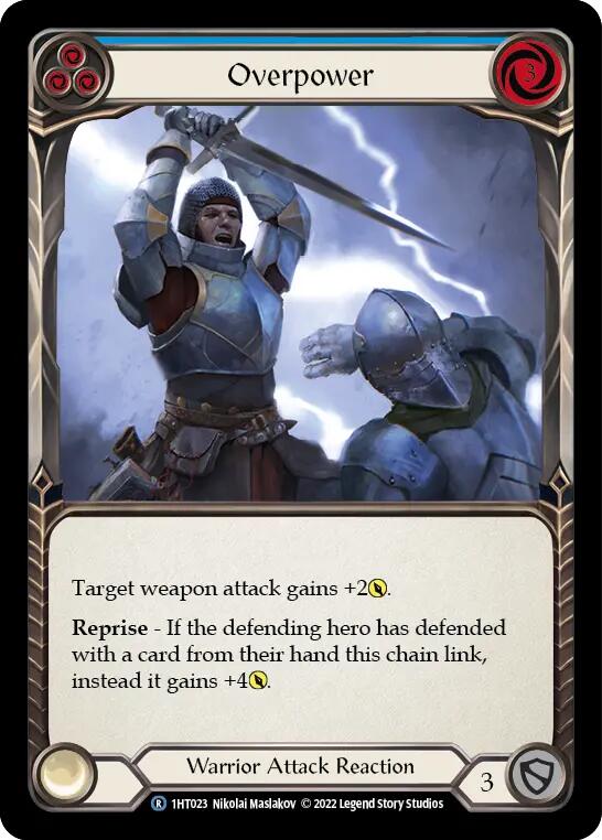 Overpower (Blue) [1HT023] (History Pack 1 Dorinthea Blitz Deck) | Devastation Store