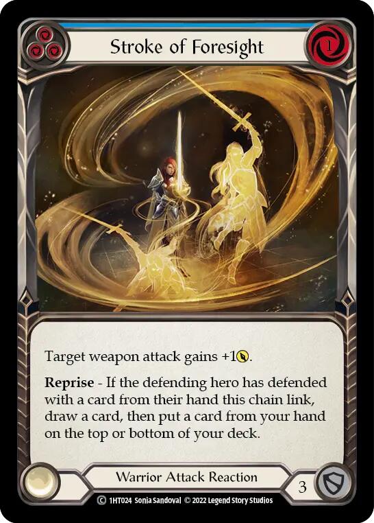Stroke of Foresight (Blue) [1HT024] (History Pack 1 Dorinthea Blitz Deck) | Devastation Store