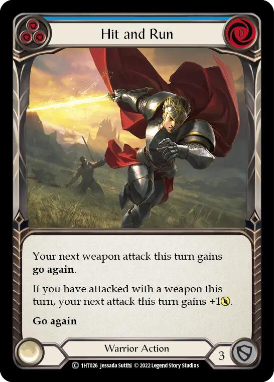 Hit and Run (Blue) [1HT026] (History Pack 1 Dorinthea Blitz Deck) | Devastation Store