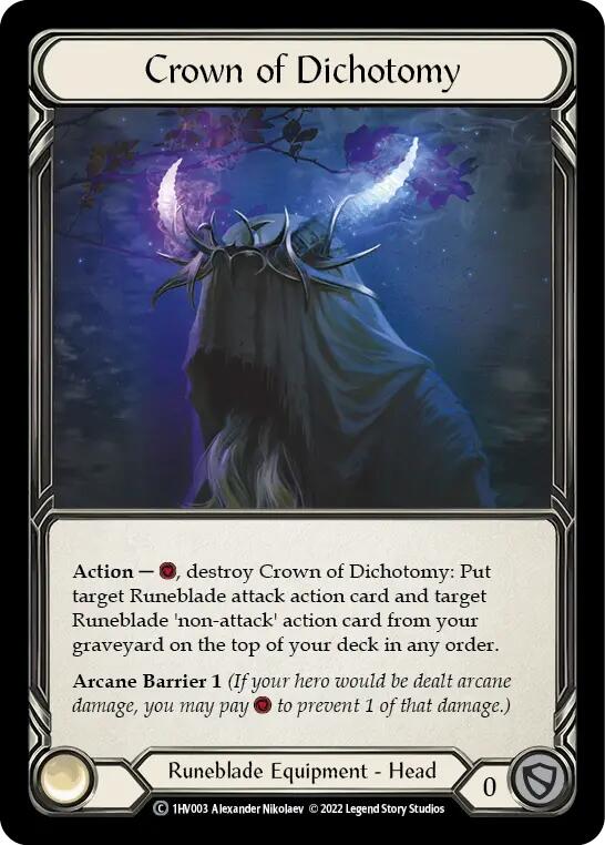Crown of Dichotomy [1HV003] (Historic Pack 1 Blitz Deck Viserai) | Devastation Store