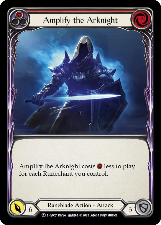 Amplify the Arknight (Red) [1HV007] (Historic Pack 1 Blitz Deck Viserai) | Devastation Store