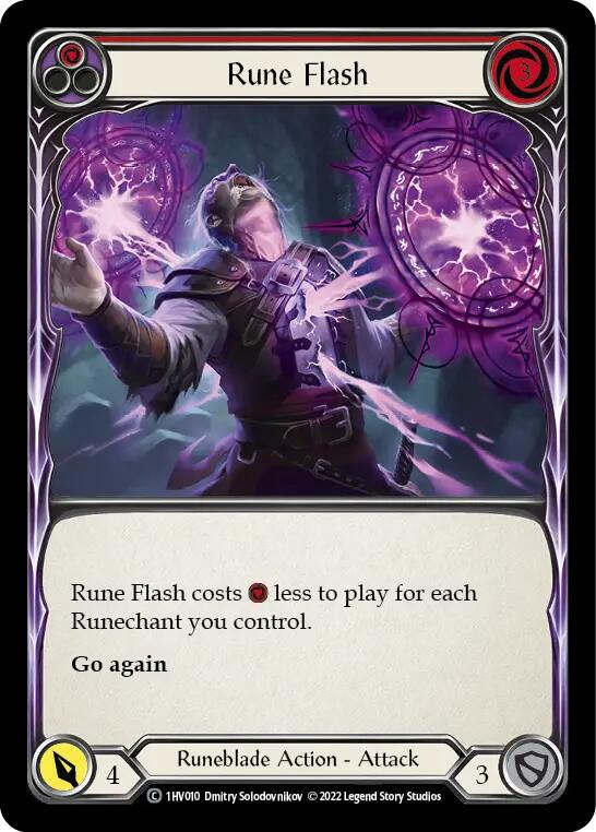 Rune Flash (Red) [1HV010] (Historic Pack 1 Blitz Deck Viserai) | Devastation Store