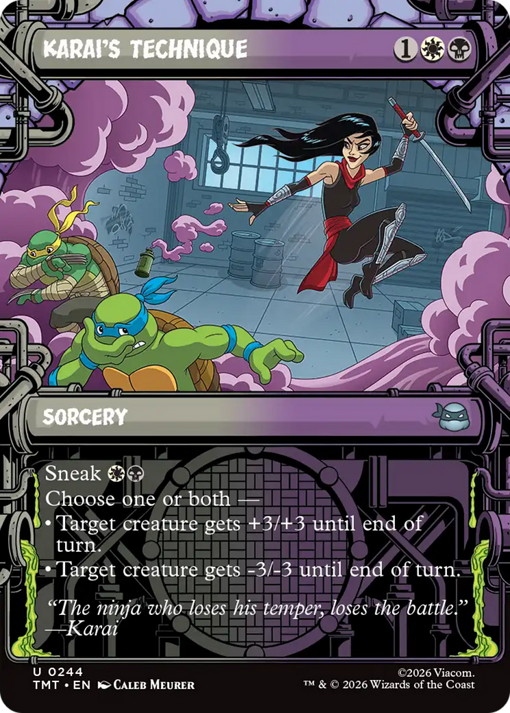 Karai's Technique (Showcase) [Teenage Mutant Ninja Turtles] | Devastation Store