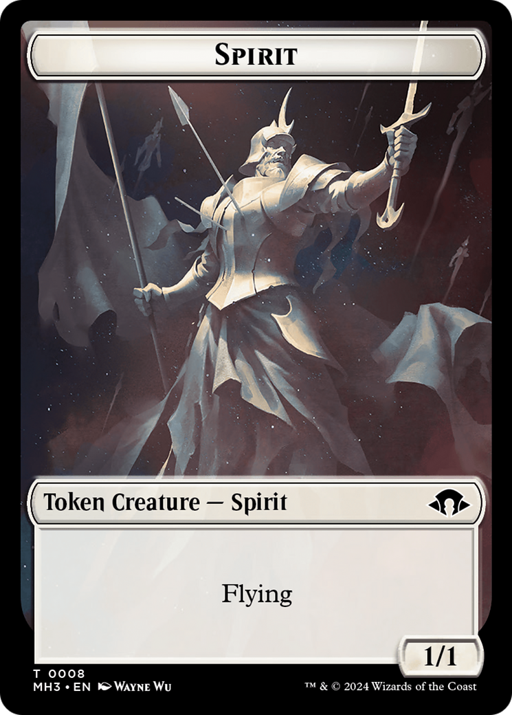 Phyrexian Germ // Spirit (0008) Double-Sided Token [Modern Horizons 3 Tokens] | Devastation Store