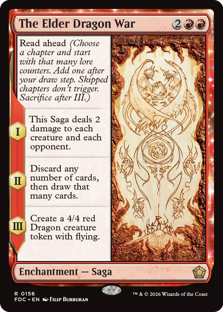 The Elder Dragon War [Foundations Commander] | Devastation Store