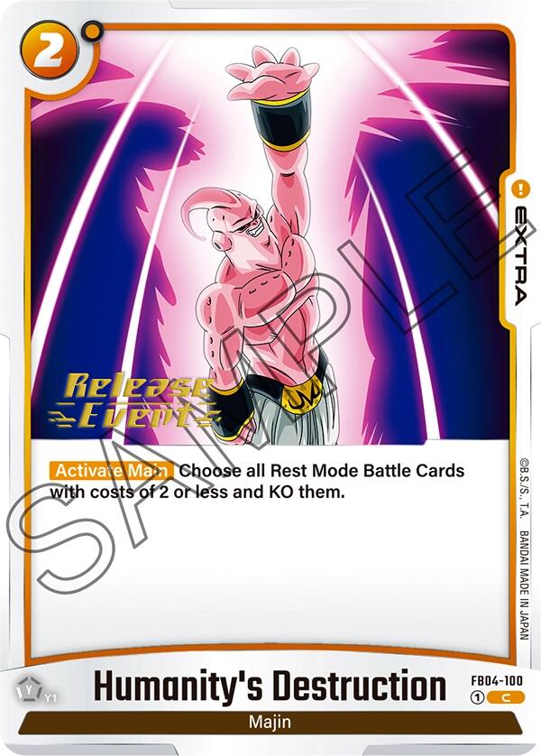 Humanity's Destruction [Ultra Limit Release Event Cards] | Devastation Store