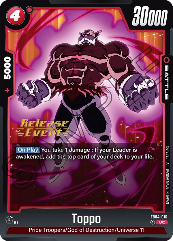 Toppo [Ultra Limit Release Event Cards] | Devastation Store