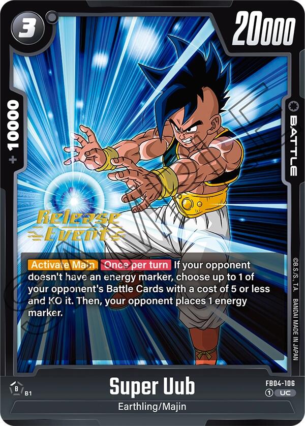 Super Uub [Ultra Limit Release Event Cards] | Devastation Store