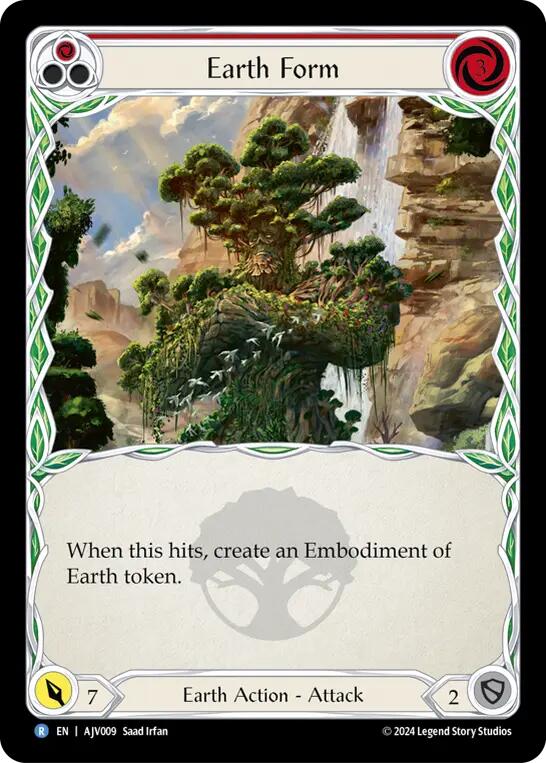 Earth Form (Red) [AJV009] (Armory Deck: Jarl Vetreidi) | Devastation Store