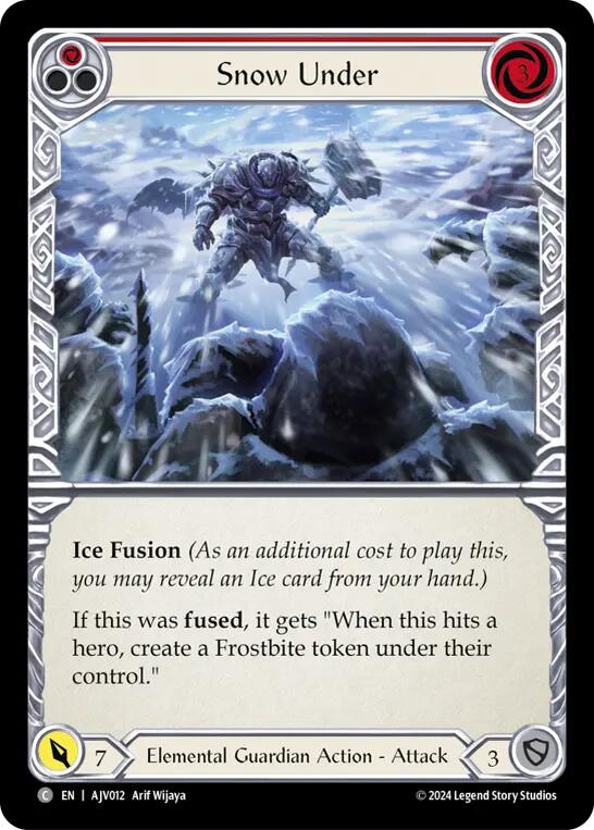 Snow Under (Red) [AJV012] (Armory Deck: Jarl Vetreidi) | Devastation Store