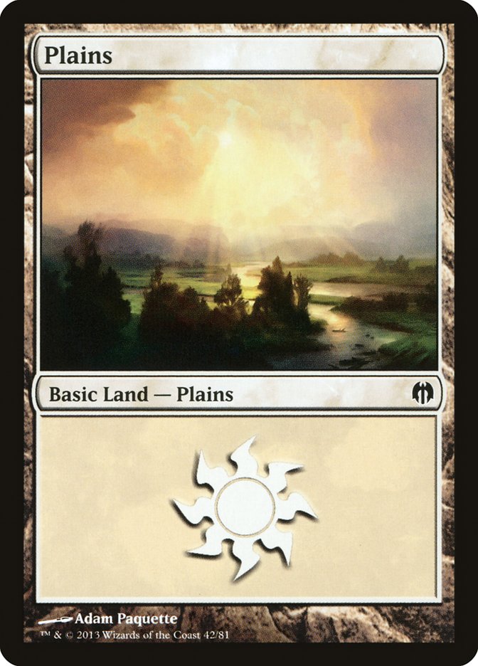 Plains (42) [Duel Decks: Heroes vs. Monsters] | Devastation Store