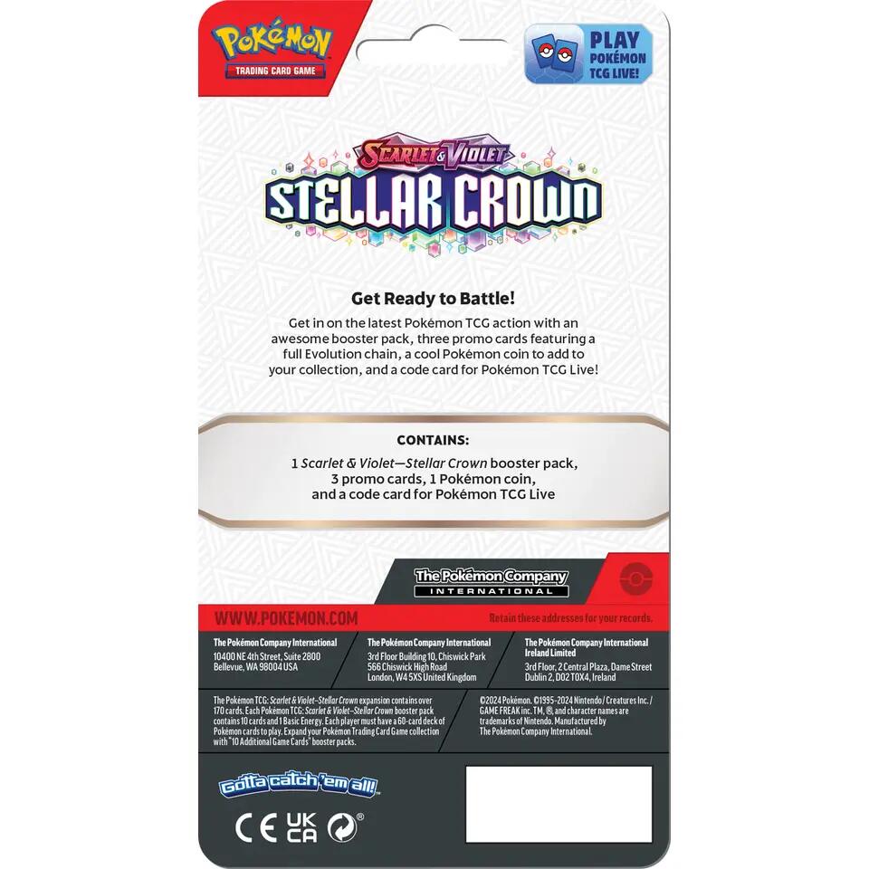 Scarlet & Violet: Stellar Crown - Premium Checklane Blister [Iron Thorns] | Devastation Store