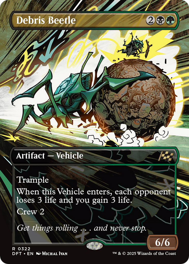 Debris Beetle (Borderless) [Aetherdrift] | Devastation Store