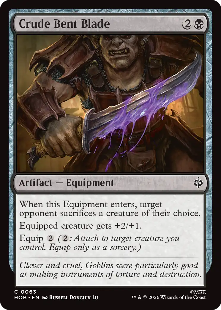 Crude Bent Blade [The Hobbit] | Devastation Store