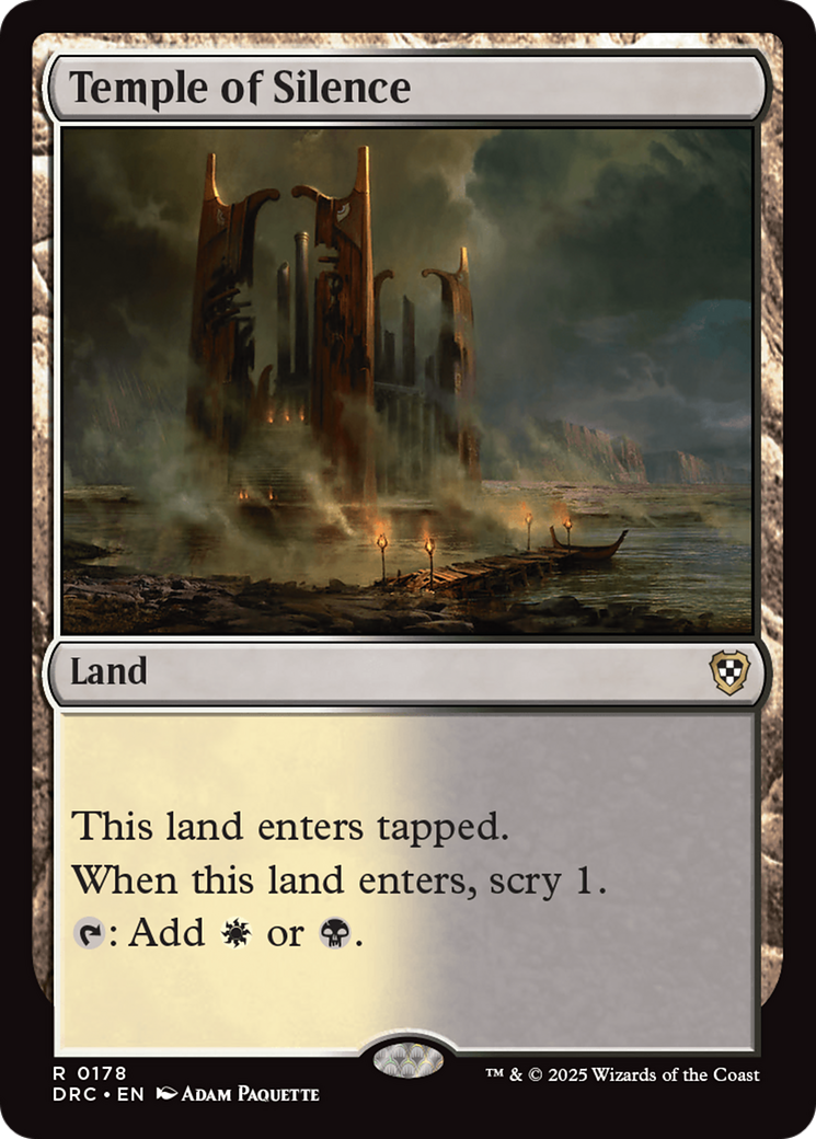 Temple of Silence [Aetherdrift Commander] | Devastation Store