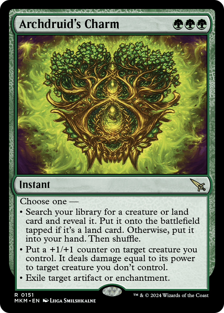 Archdruid's Charm [Murders at Karlov Manor] | Devastation Store