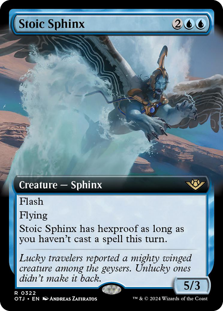 Stoic Sphinx (Extended Art) [Outlaws of Thunder Junction] | Devastation Store