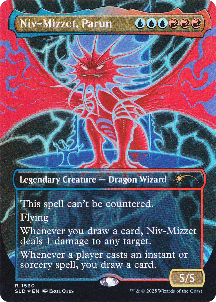 Niv-Mizzet, Parun (Rainbow Foil) [Secret Lair Drop Series] | Devastation Store