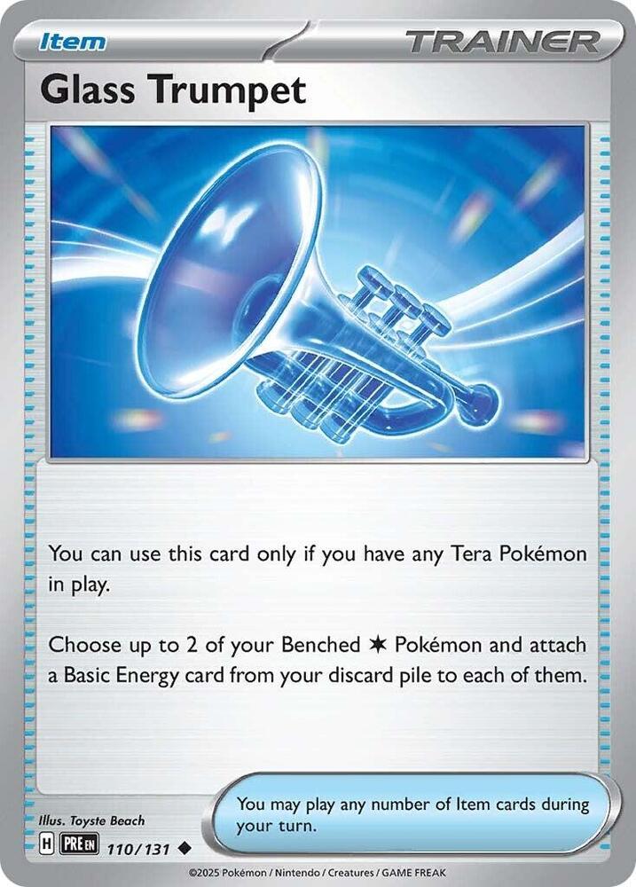 Glass Trumpet (110/131) [Scarlet & Violet: Prismatic Evolutions] | Devastation Store