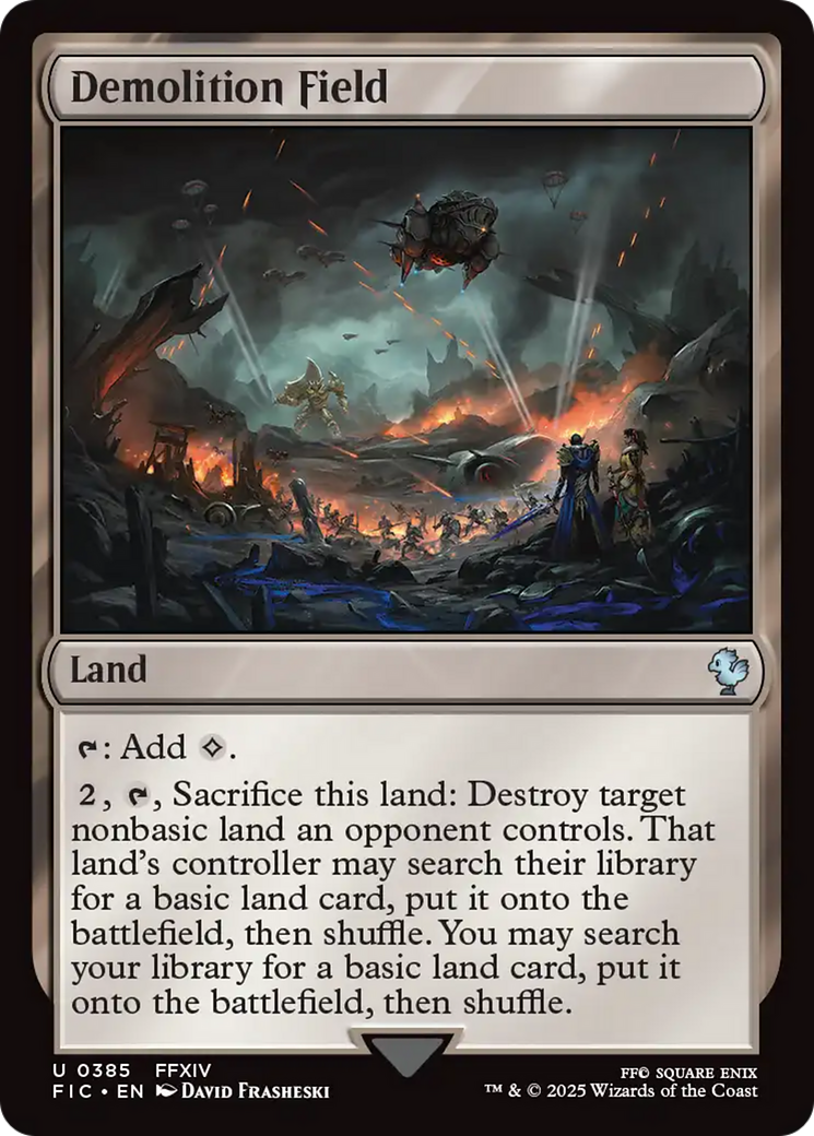 Demolition Field [FINAL FANTASY Commander] | Devastation Store