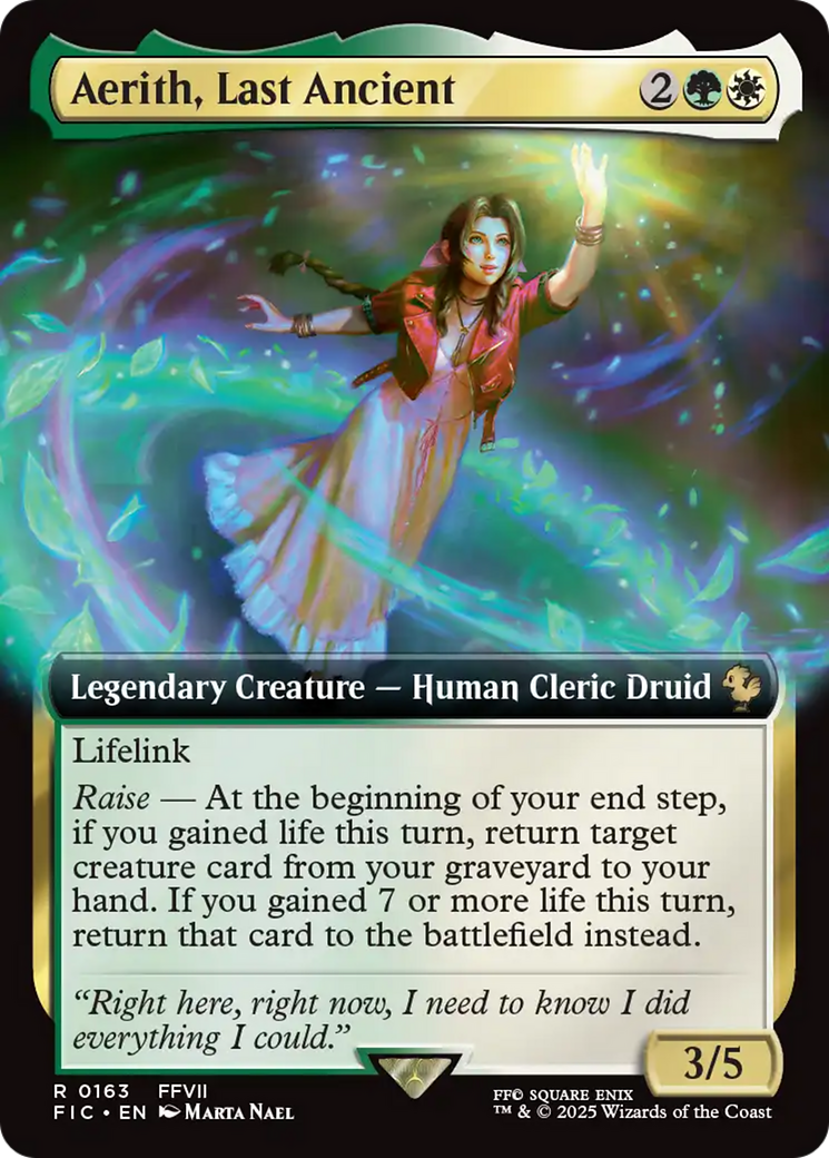 Aerith's Curaga Magic - Heroic Intervention (Rainbow Foil) [Secret Lair Drop Series] | Devastation Store
