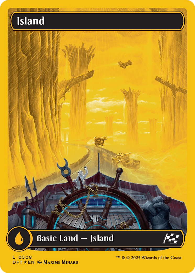 Island (0508) (First-Place Foil) [Aetherdrift] | Devastation Store