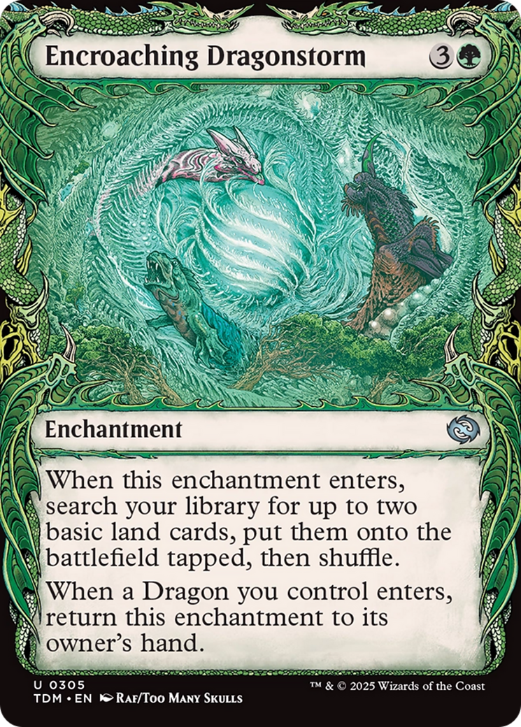Encroaching Dragonstorm (Showcase) [Tarkir: Dragonstorm] | Devastation Store