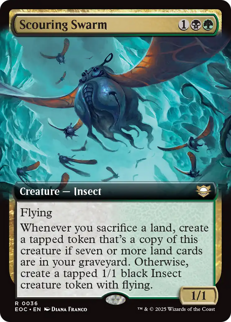 Scouring Swarm (Extended Art) [Edge of Eternities Commander] | Devastation Store