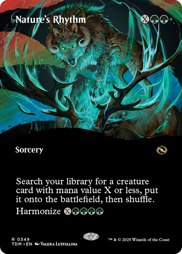 Nature's Rhythm (Borderless) [Tarkir: Dragonstorm] | Devastation Store