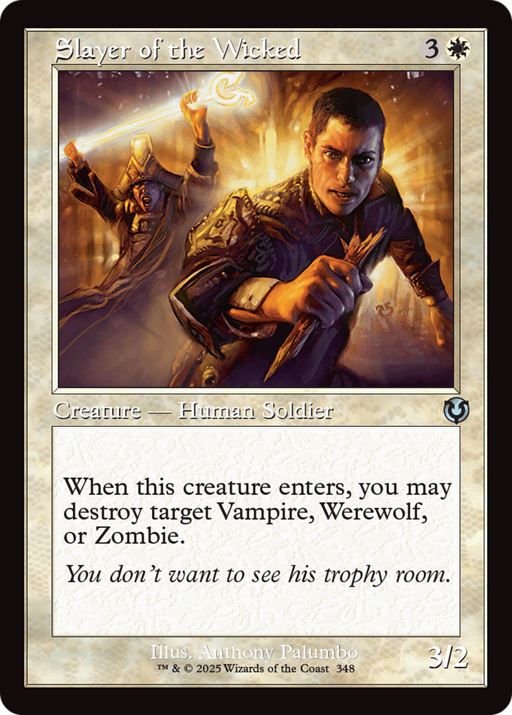 Slayer of the Wicked (Retro Frame) [Innistrad Remastered] | Devastation Store