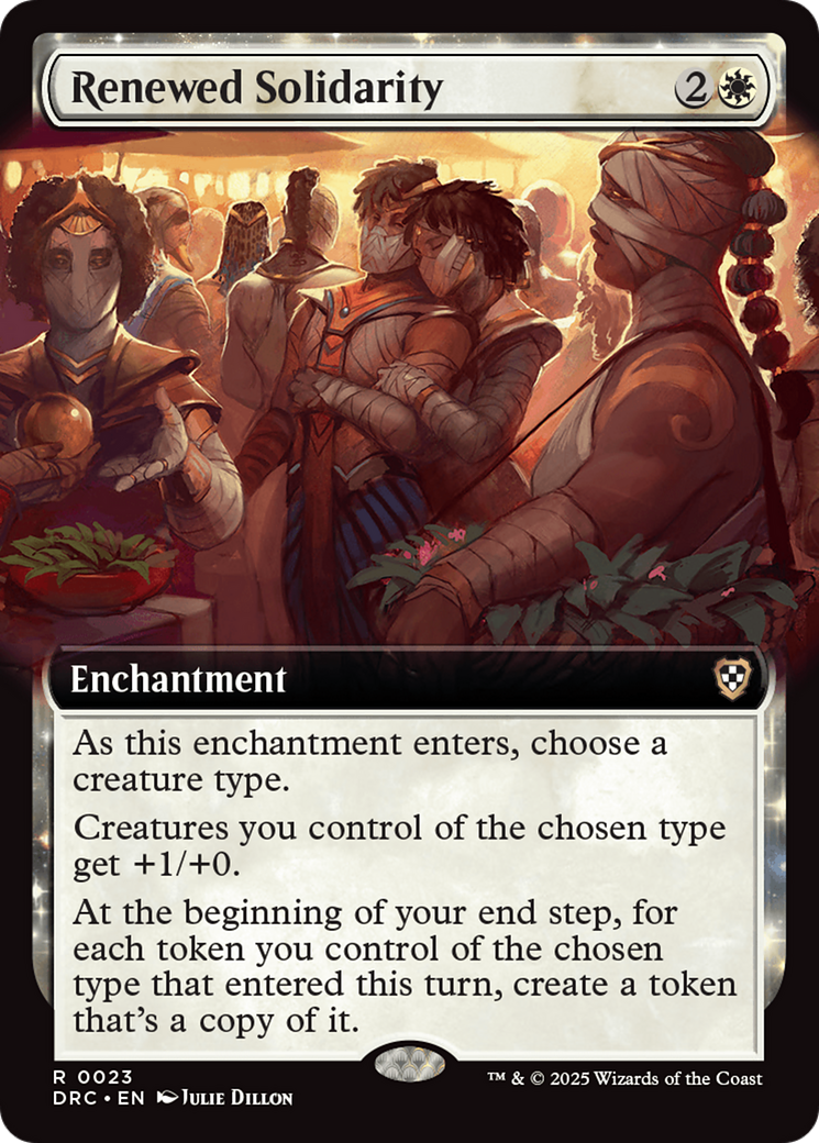 Renewed Solidarity (Extended Art) [Aetherdrift Commander] | Devastation Store