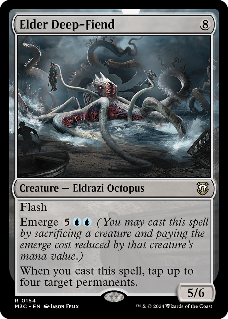 Elder Deep-Fiend (Ripple Foil) [Modern Horizons 3 Commander] | Devastation Store