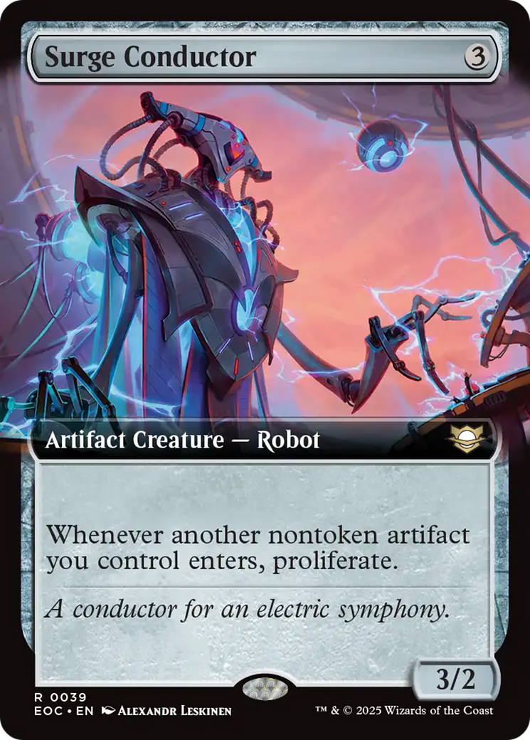 Surge Conductor (Extended Art) [Edge of Eternities Commander] | Devastation Store