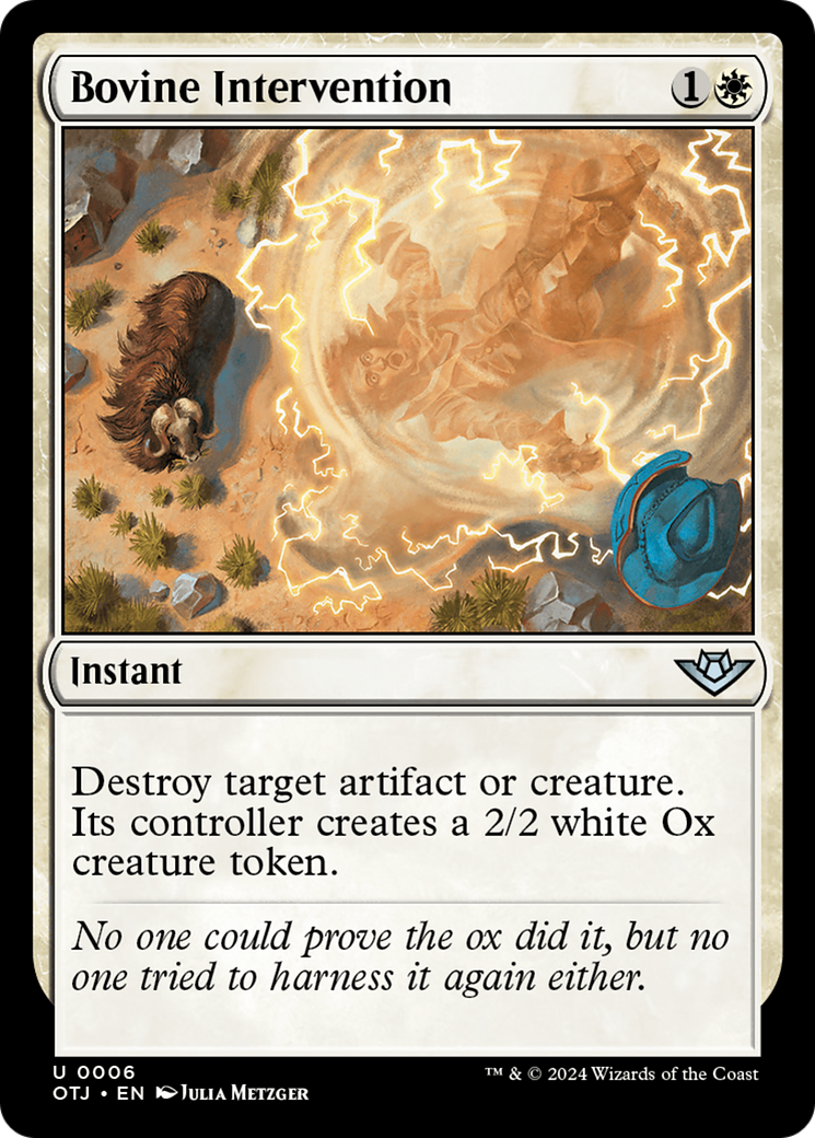 Bovine Intervention [Outlaws of Thunder Junction] | Devastation Store
