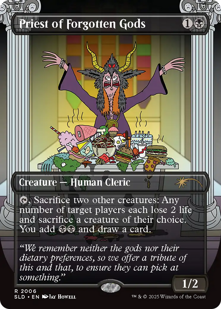 Priest of Forgotten Gods (Rainbow Foil) [Secret Lair Drop Series] | Devastation Store
