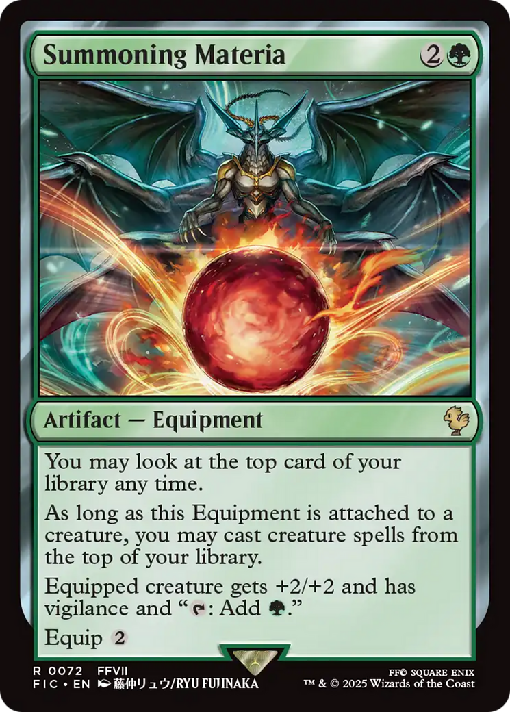 Summoning Materia [FINAL FANTASY Commander] | Devastation Store